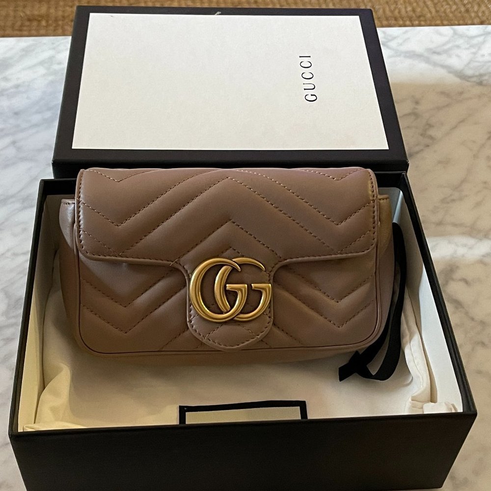 Gucci Marmont Mini - Dusty Pink